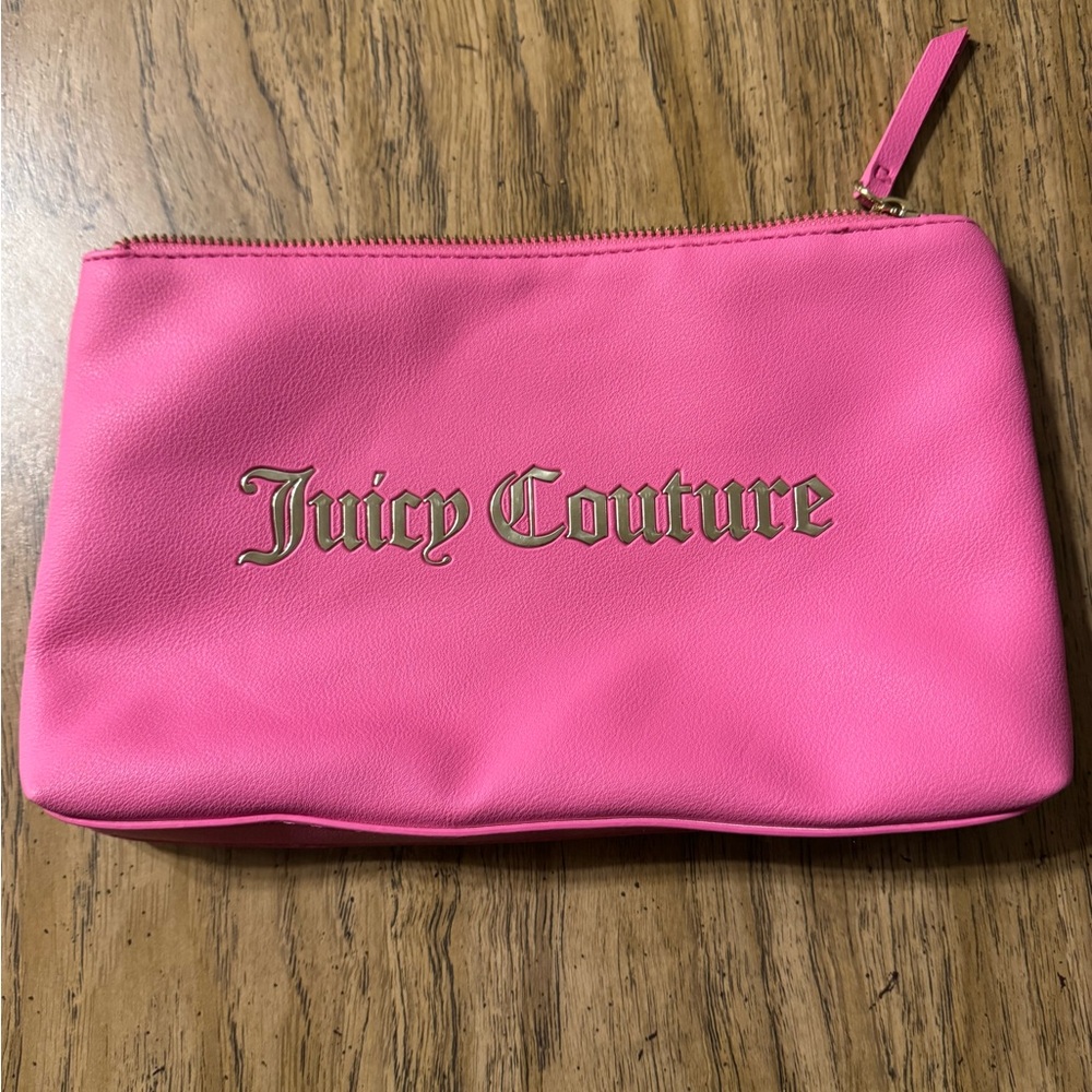 Juicy Couture Vibrant Pink Cosmetic Bag